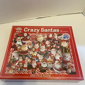 Crazy Santas puzzle 1000 new